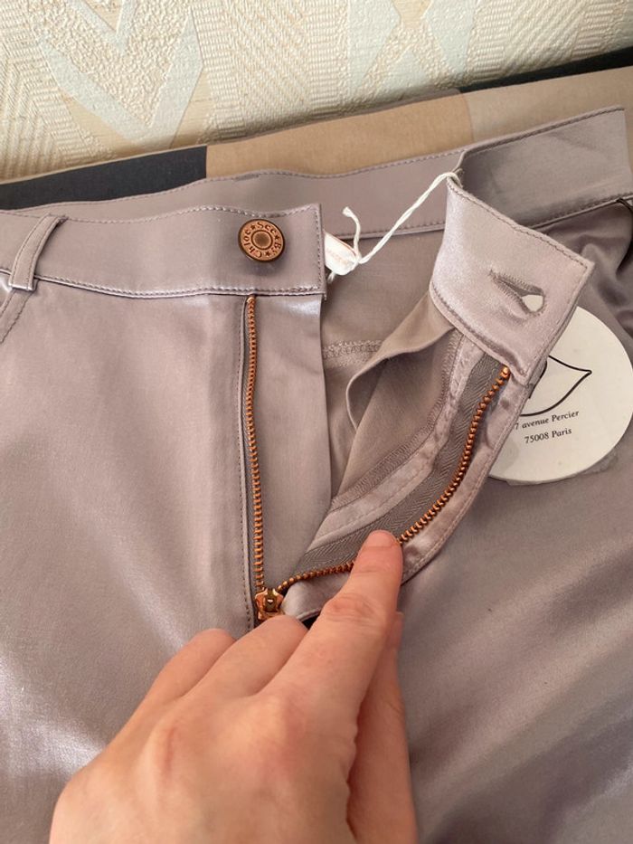 Superbe beau pantalon satiné See By Chloé neuf avec étiquette - photo numéro 12
