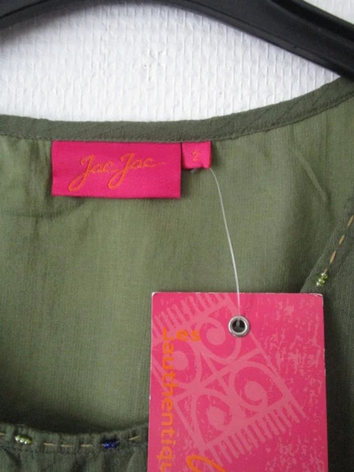Blouse kaki Jac Jac 38/40 NEUVE - photo numéro 10