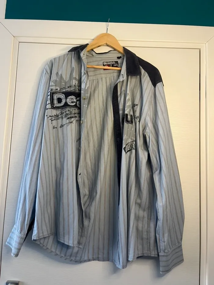 🔹 Chemise Bleue – Desigual 🔹 - photo numéro 2