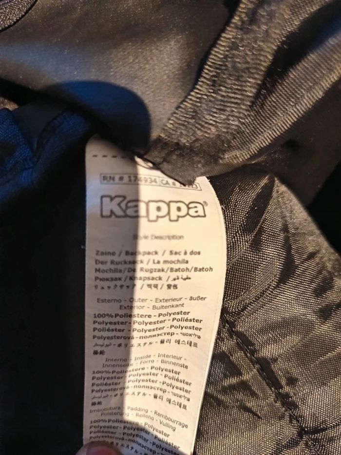 Sac à dos Kappa noir - photo numéro 4