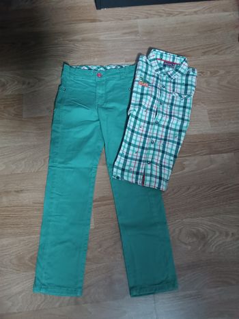 Ensemble pantalon et Chemise  Sergent major 8 ans