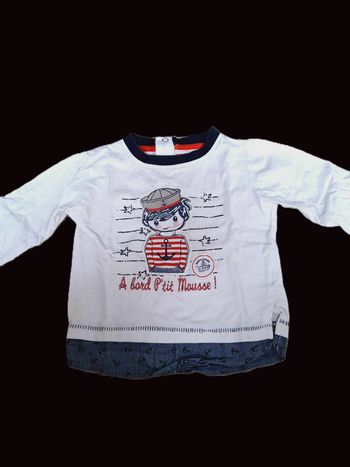 T-shirt manches longues Tissaia 18 mois