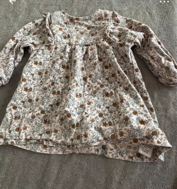 Robe à fleurs vertbaudet 