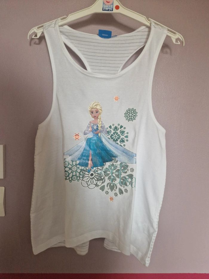 Débardeur fille été Reine des Neiges