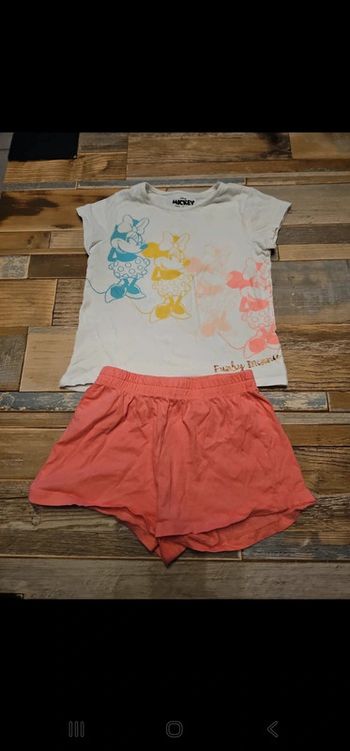 Pyjashort fille minie taille 6-7 ans