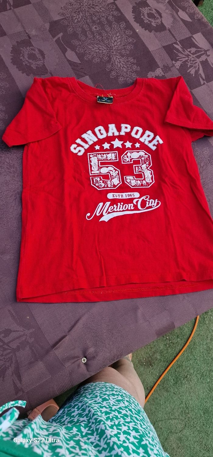 Tee-shirt manche courte de marque M for merlion