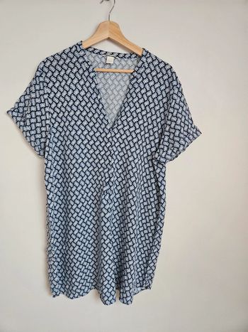 Robe bleu et blanche H&M T.44