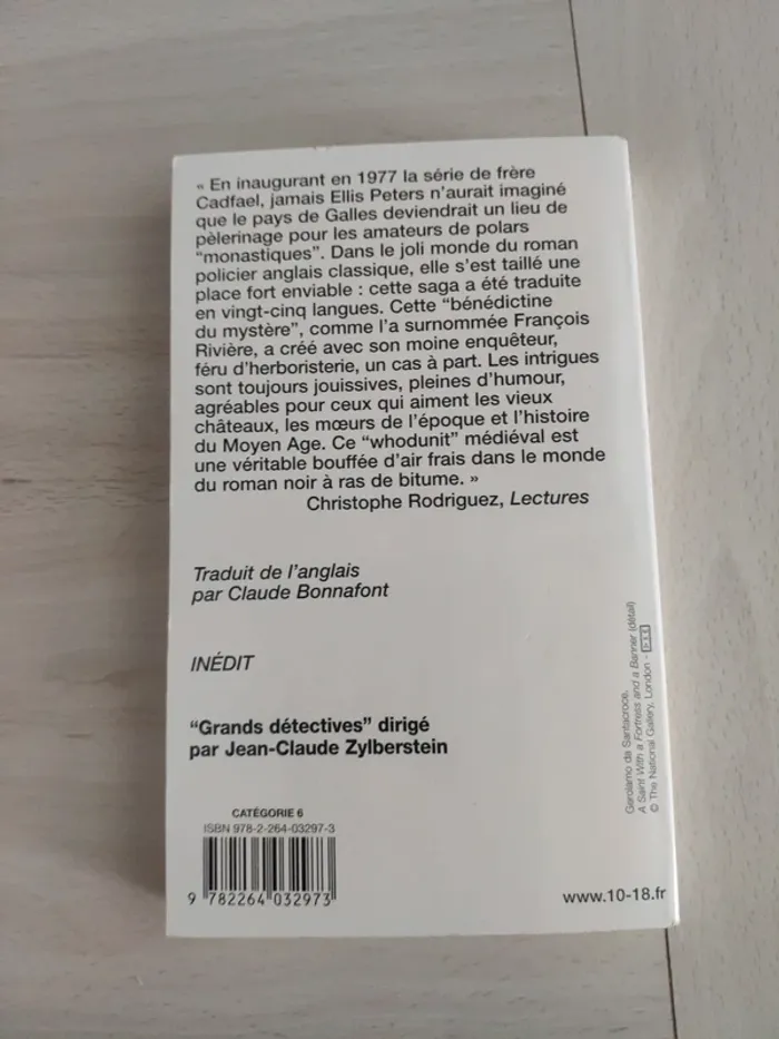 Livre poche grands détectives 10 18 Frère Cadfael fait pénitence Peters - photo numéro 7