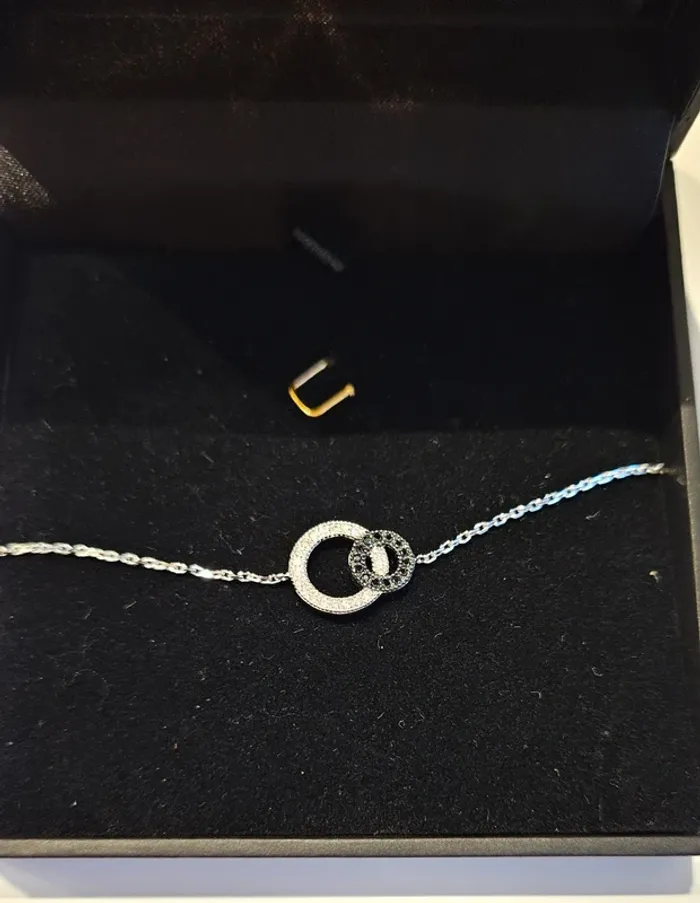 NEUF Bracelet noir et blanc en Argent - photo numéro 2