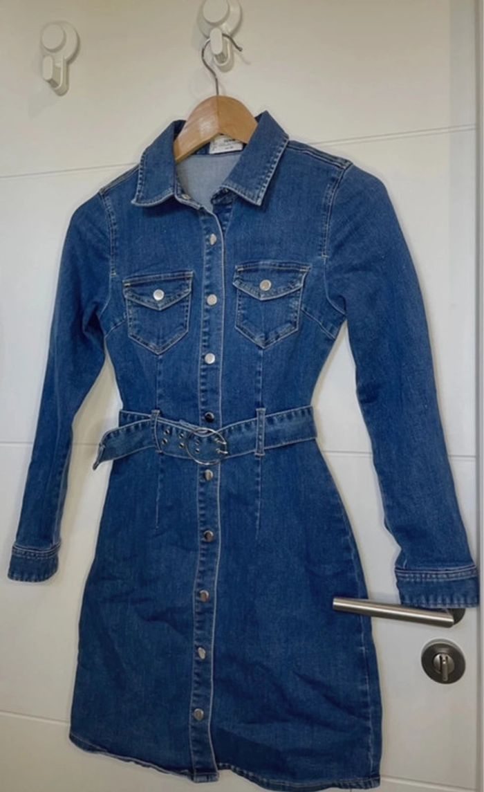 Robe en jean denim mi-longues - photo numéro 4