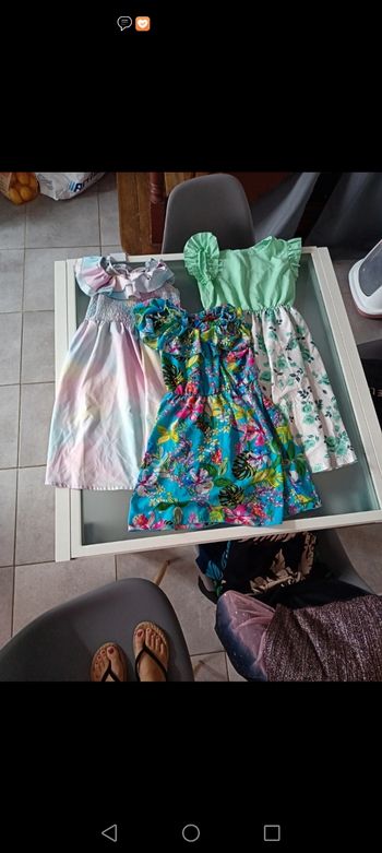 3 robes  10 ans