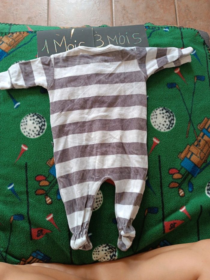 Pyjama garçon 1-3 MOIS - photo numéro 3