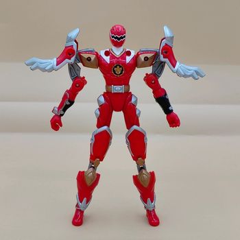 Figurine dino Thunder rouge dépliable