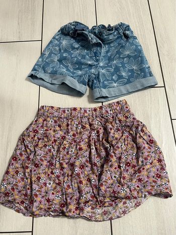 Lot short et jupe 8 ans