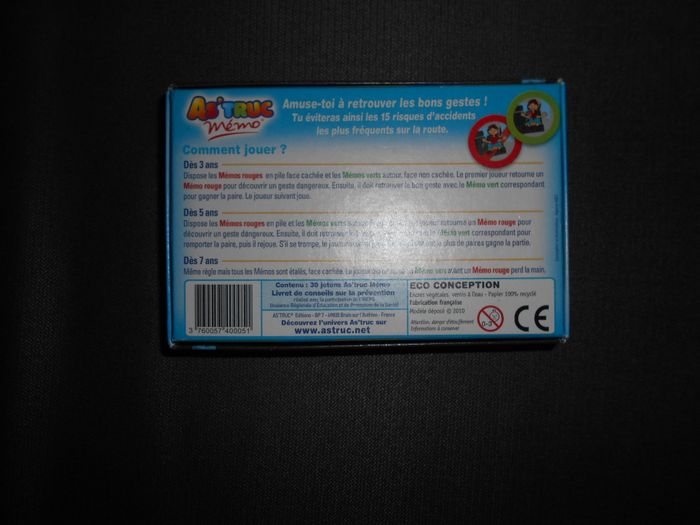 Jeu: As'truc mémo, la sécurité routiére et les accidents domestiques - photo numéro 2