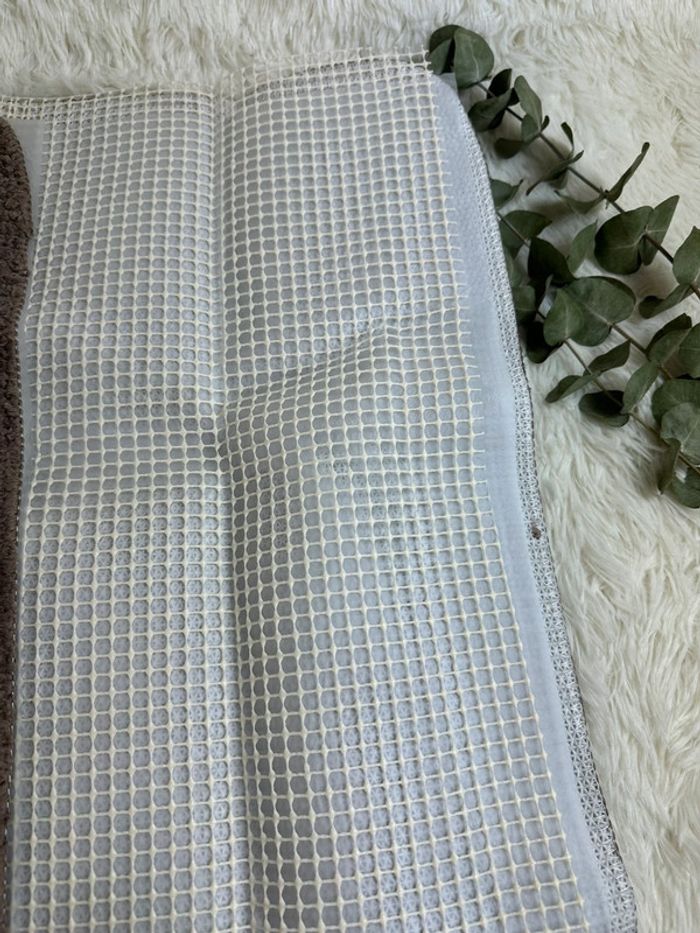 Tapis de salle de bain bouclette marron Miulee taille 40x60 cm - photo numéro 6