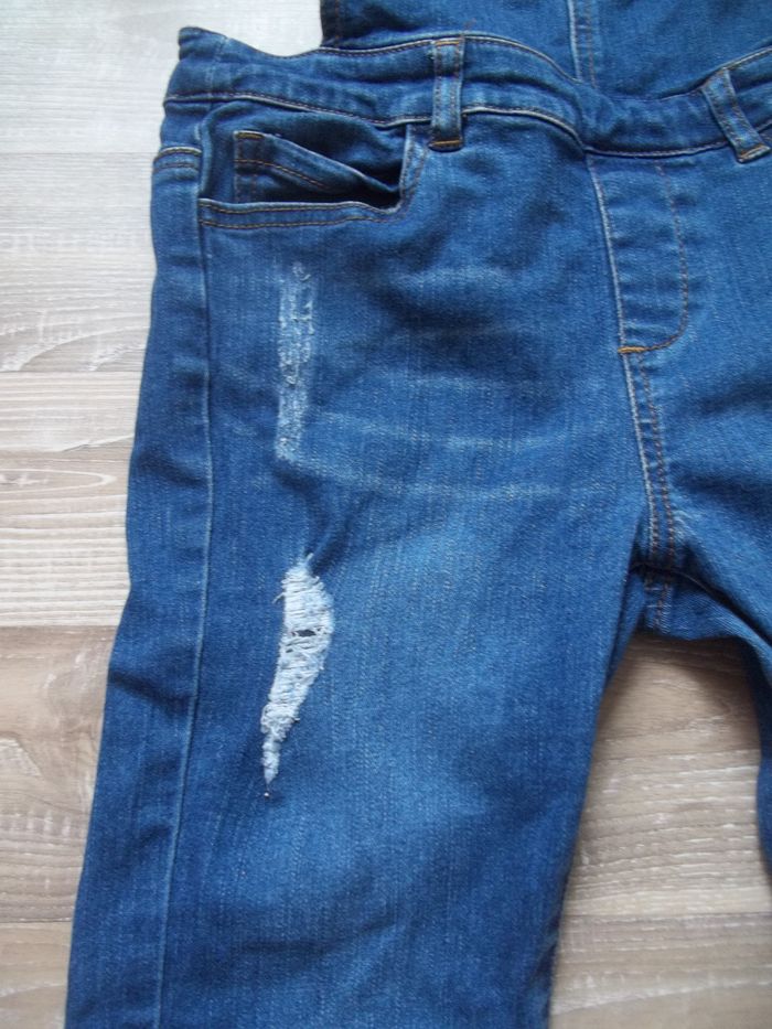 Salopette jean troué La Redoute 10 ans - photo numéro 3