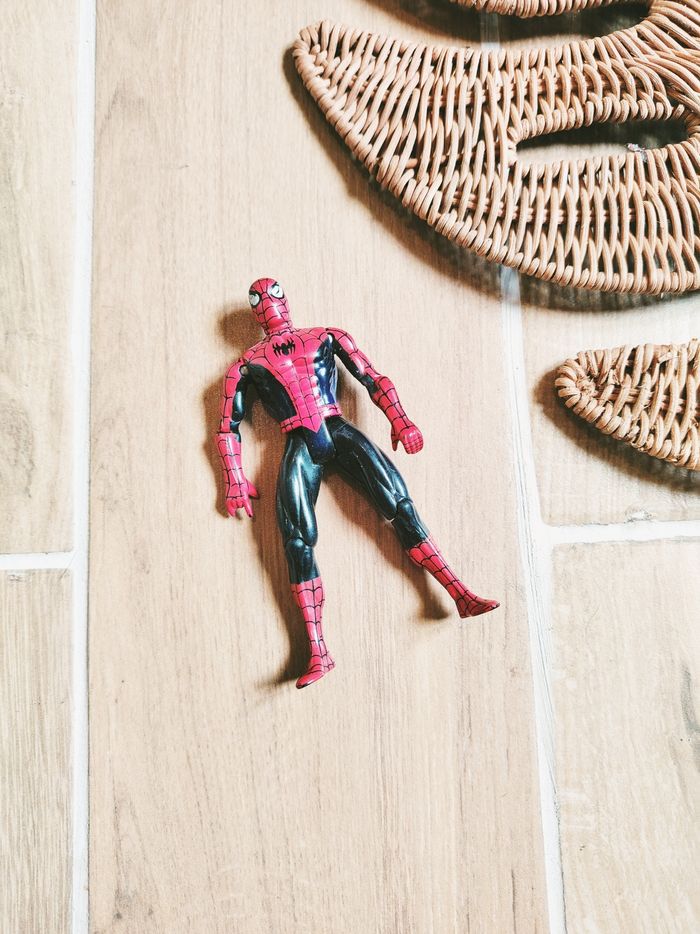 🦸Figurine Spider-man Night shadow année 1994 marque Toy biz vintage