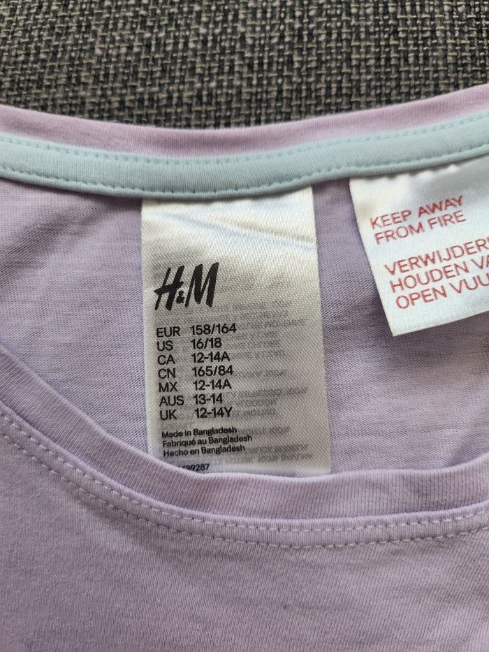 Lot de 2 chemises de nuit fille taille 13-14 ans - photo numéro 2