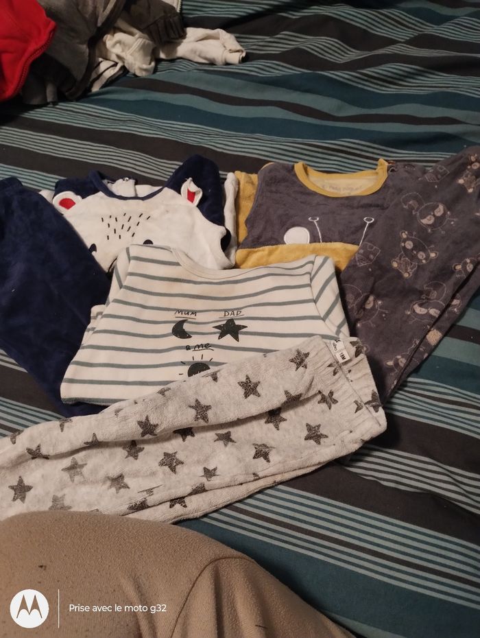 Lot pyjama 2 pièces 18 mois