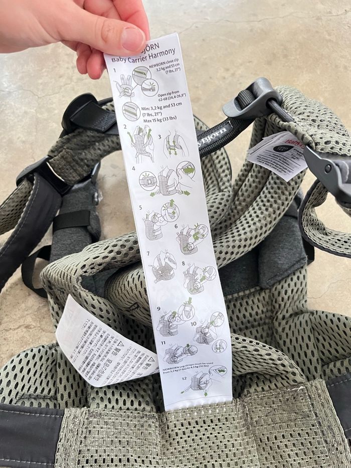Porte bébé babybjorn Harmony - photo numéro 5
