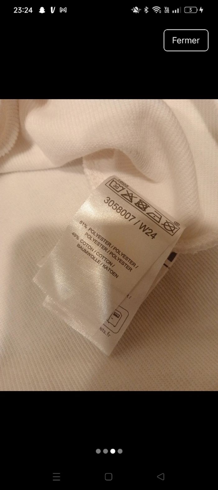 Haut pull fin blanc - photo numéro 4