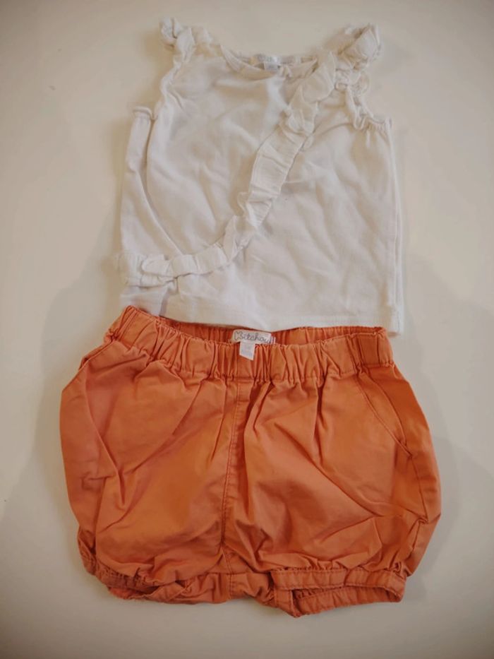 Ensemble short débardeur