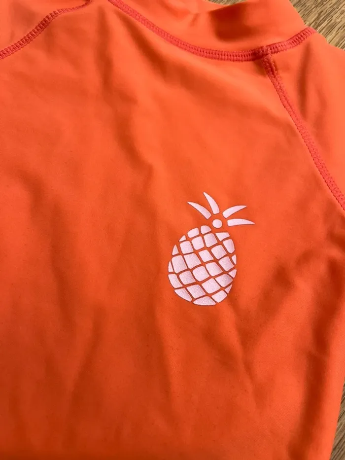 T shirt anti-UV orange - photo numéro 2