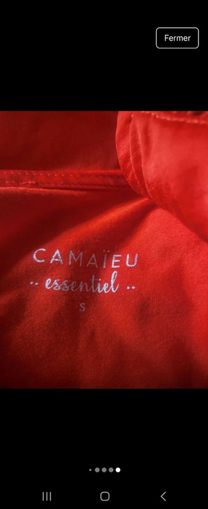 Débardeur rouge - photo numéro 3