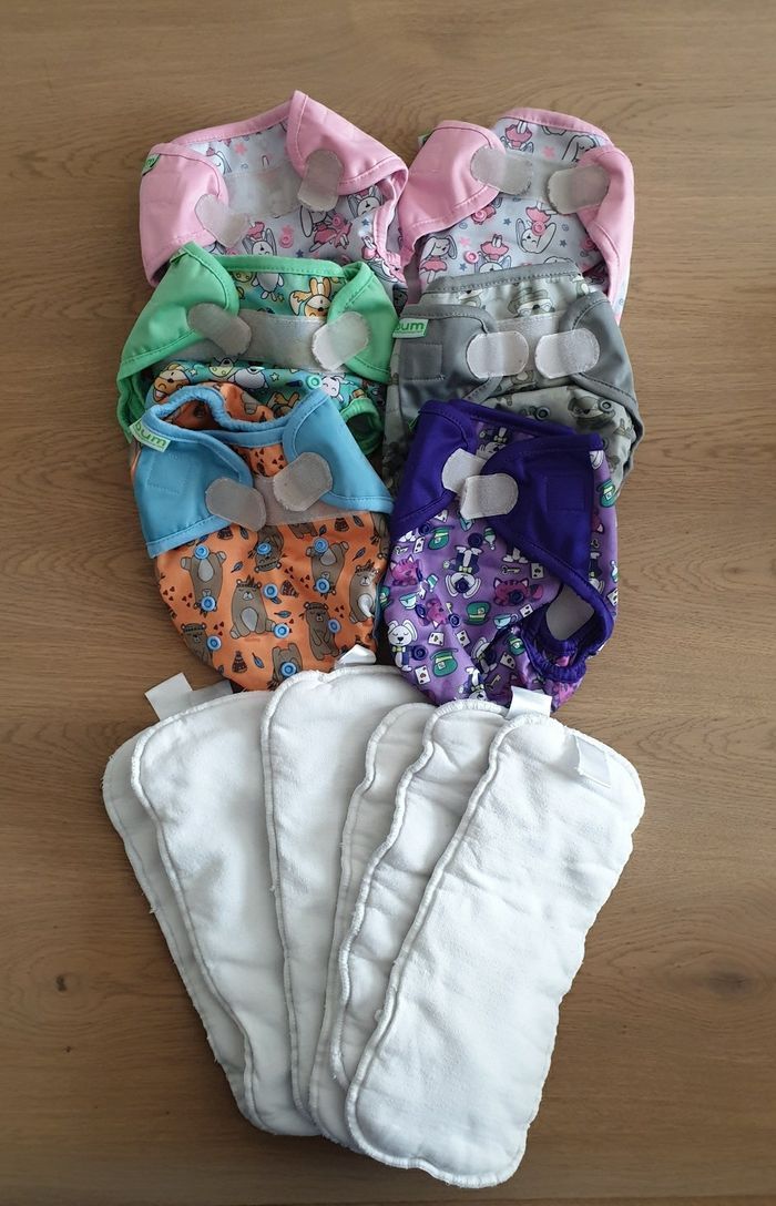 Couches lavables BUM +  voiles protections - photo numéro 2