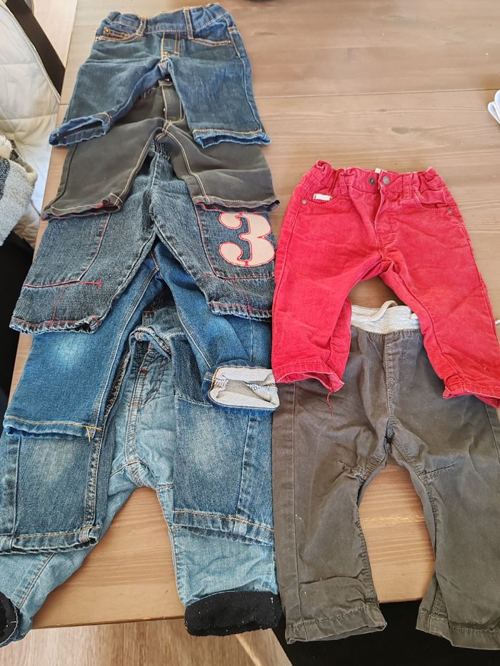 8 pantalons 6 mois