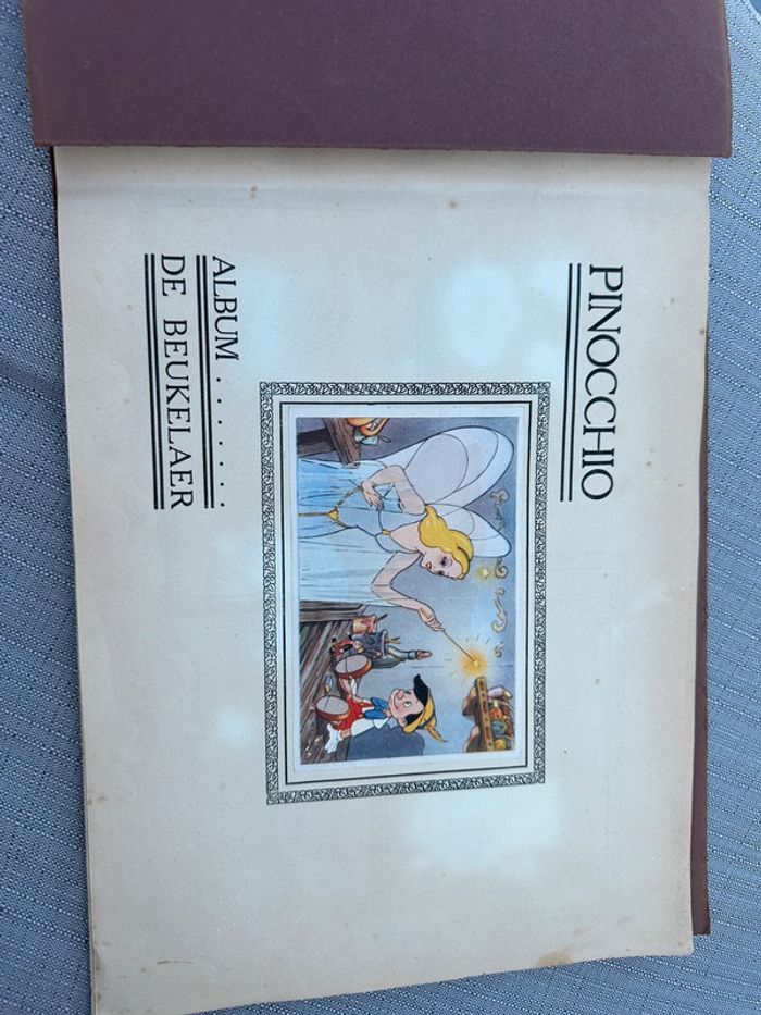 Album ancien complet vignettes images de Beukelaer Disney Pinocchio Gepetto stickers (Panini) - photo numéro 3