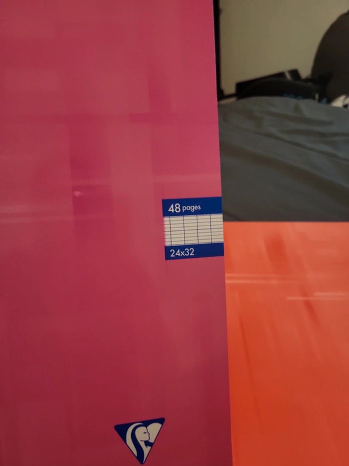Lot 2 cahier 24x32 48 pages clairefontaine - photo numéro 2
