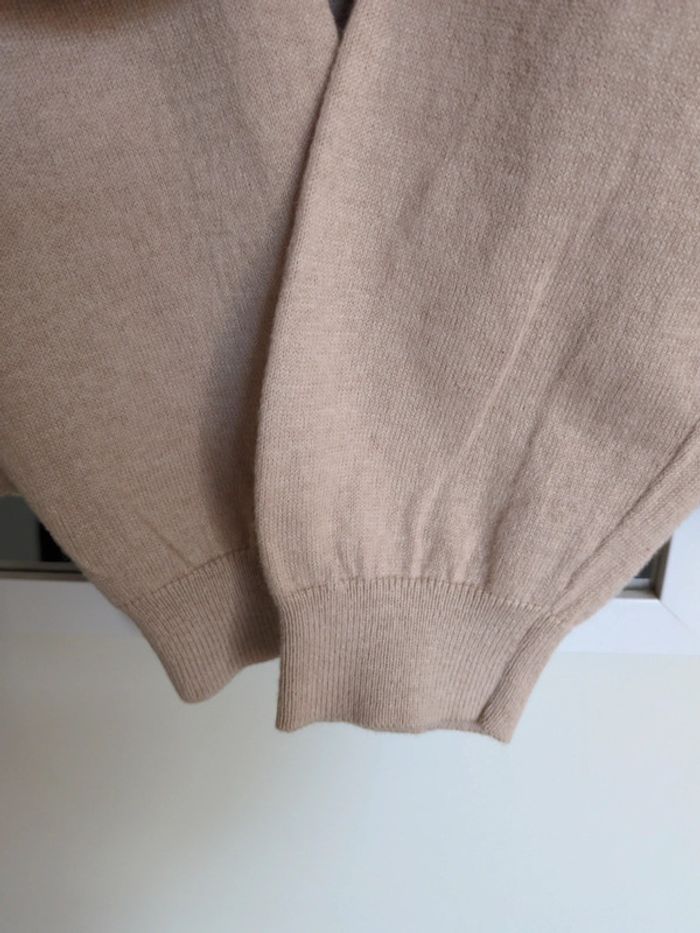 Pull coton et cachemire beige Massimo Dutti 48 - photo numéro 6
