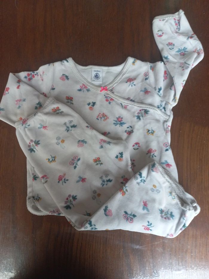 Pyjama fleuri petit bateau 2ans 86cm