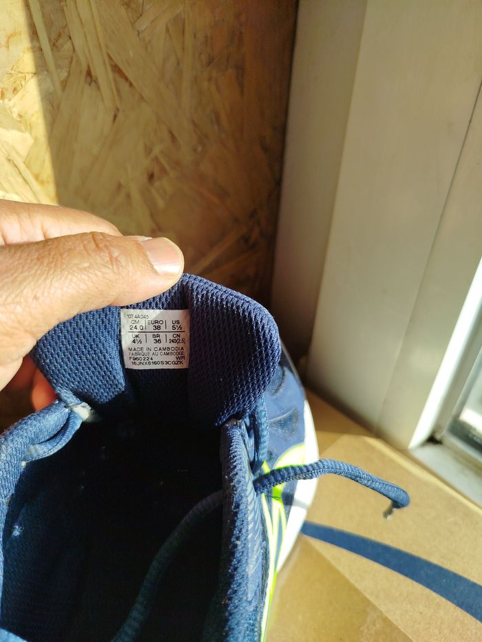 Chaussures de sport Asics bleu 38 - photo numéro 8