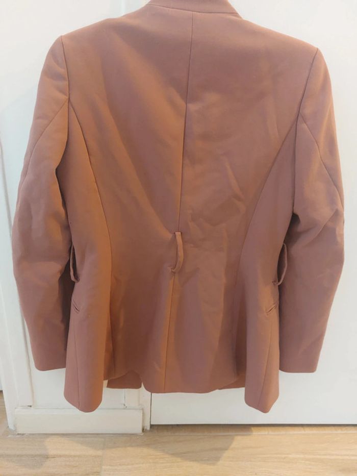 Ensemble tailleur Zara - vieux rose - taille 36 - photo numéro 2