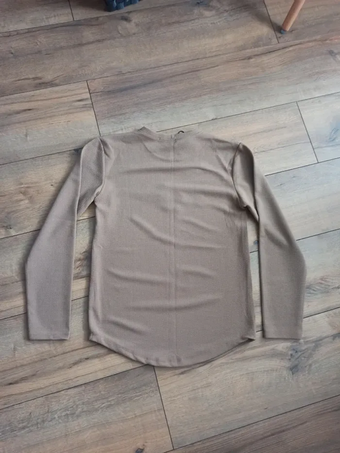 Pull fin marron homme M - photo numéro 4