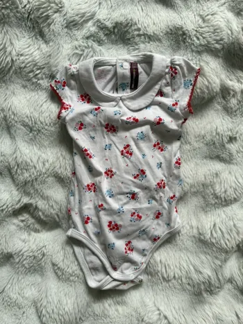 Body fleurie bébé fille