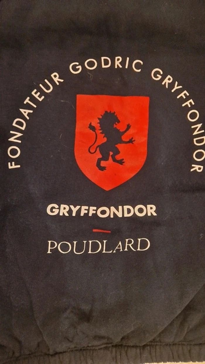 Sweat court bleu marine et rouge Gryffondor / Gryffindor Harry Potter 💫 Taille L - photo numéro 5