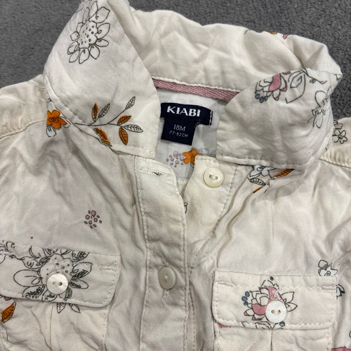 Chemise bébé à fleurs - photo numéro 3