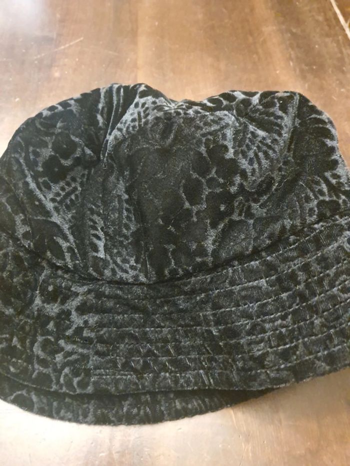 Chapeau noir style velour taille unique M - photo numéro 16