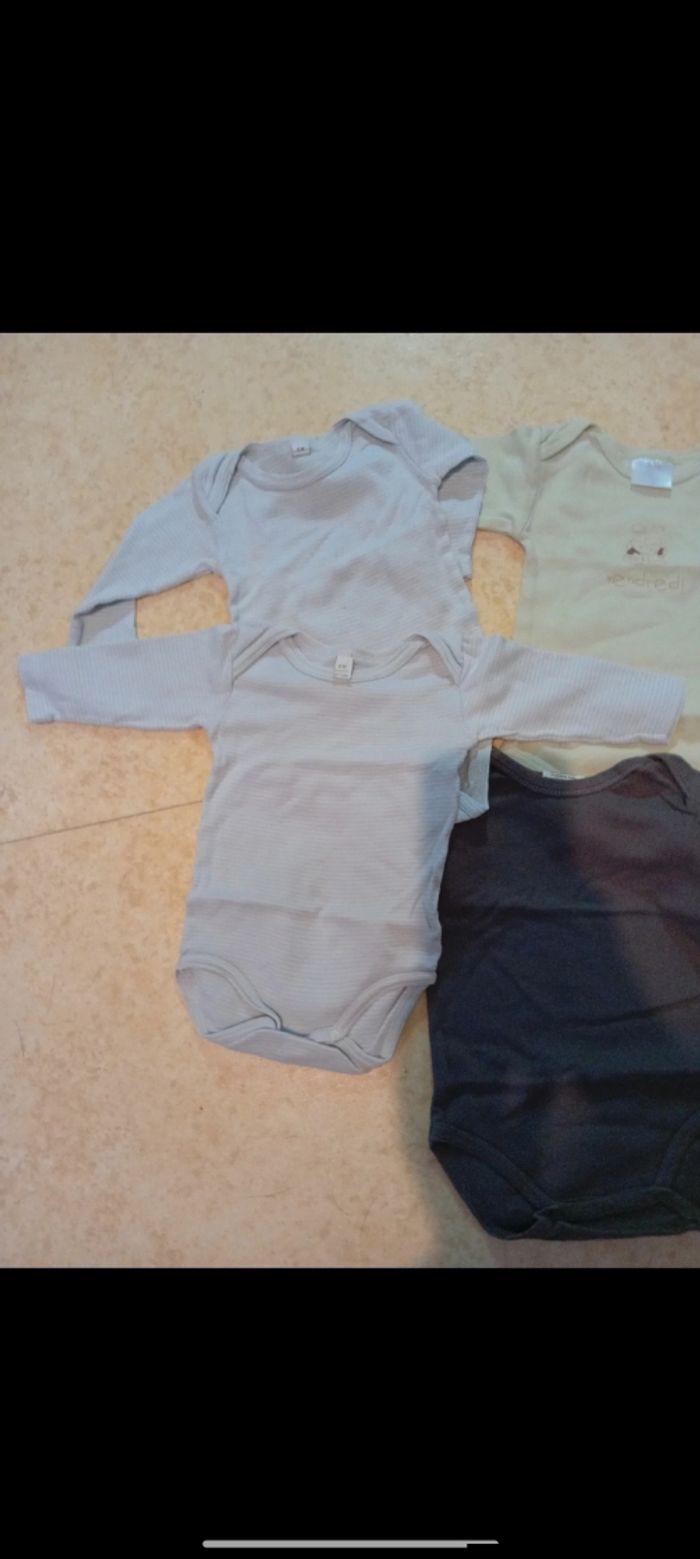 Lot de 7 body taille 6 mois - photo numéro 5