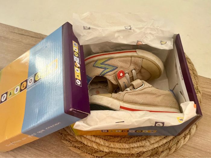 Baskets basse à scratch pointure 21 - photo numéro 2