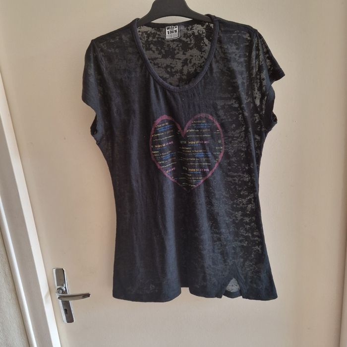 T42/44 tee-shirt coeur je t aime