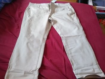 Pantacourt neuf beige camaïeu t46
