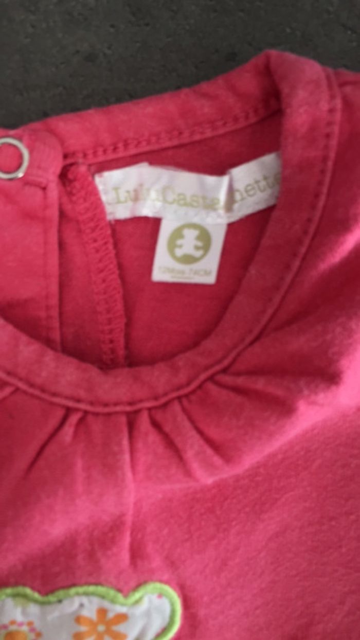 Lot de 2 teeshirt Lulu castagnette - photo numéro 2