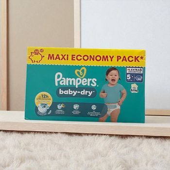 Couches Pampers Baby-Dry – Maxi Economy Pack