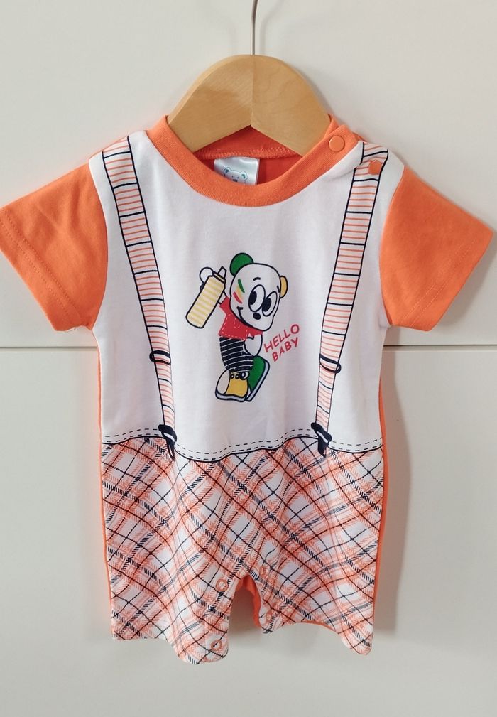 Combi été garçon 6/9 mois