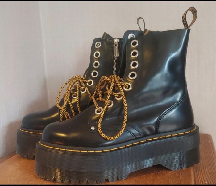 Boots De Martens Jadon Max Black Buttero - photo numéro 9